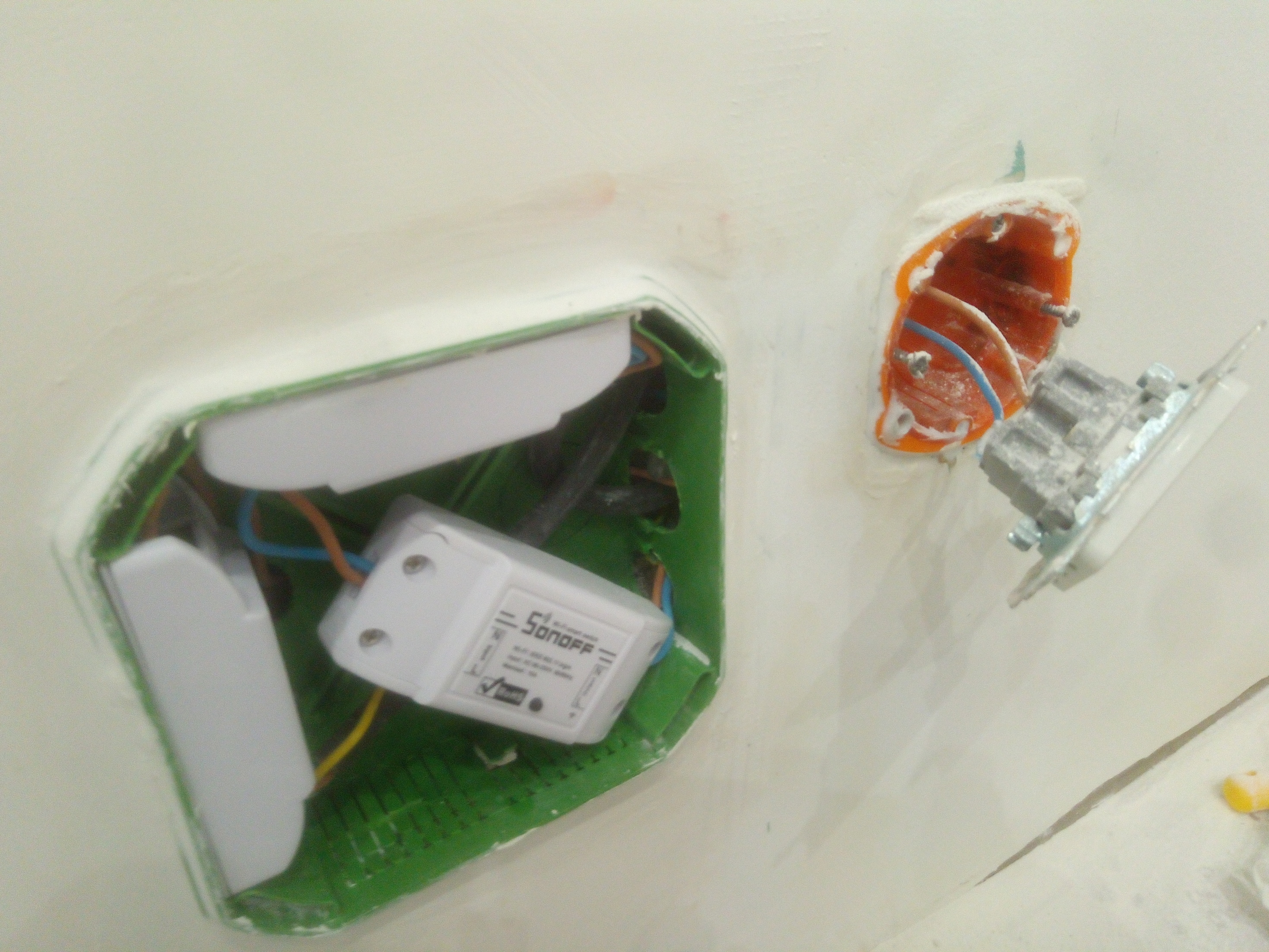 Putting A Sonoff In Your Wall Switch Box